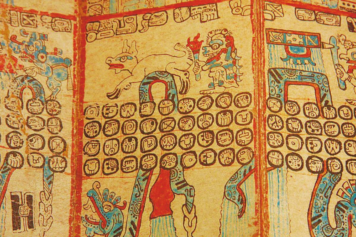 玛雅人还把树皮,鹿皮作为文字载体.