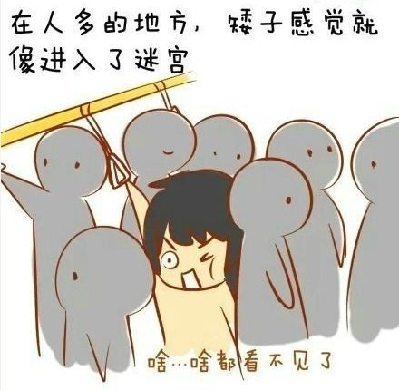 心塞|矮个子|搞笑|高个子
