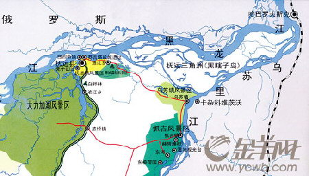 中国地图黑瞎子岛图片