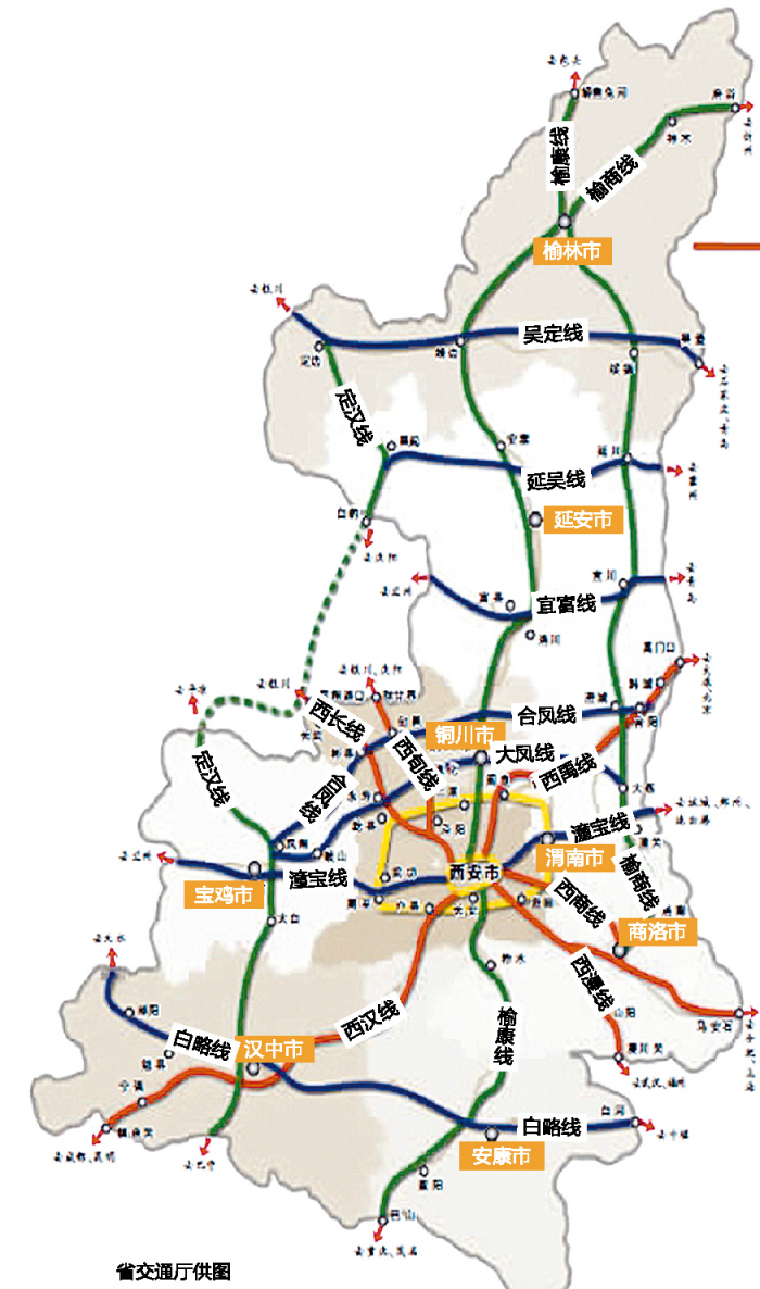 榆商高速公路路线图图片