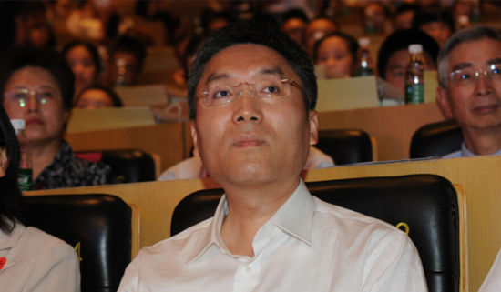 图为科技部秘书长,党组成员李平出席启动仪式.