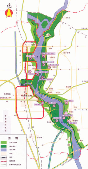 图文:潮白河森林公园效果图