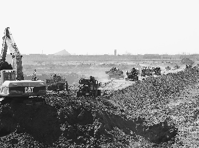 山东济宁采煤造成35万亩土地塌陷(图)