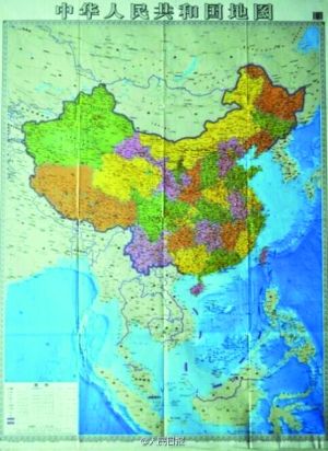 简易版中国地图绘制图片
