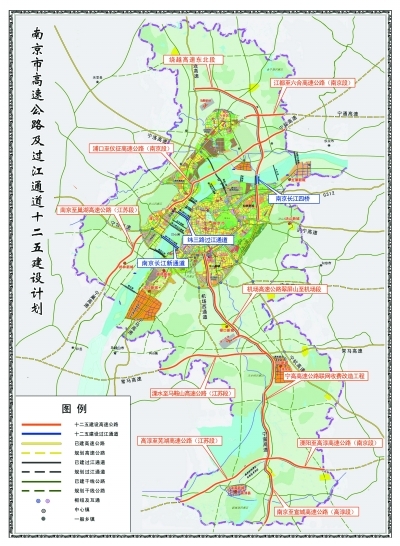 南京市高速公路路网密度位居全国中心城市前列