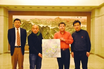 中国常驻联合国代表李保东大使夫人侣海林公赞和邢健健教授.