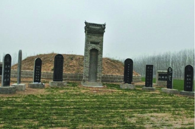 周静妍 肖雷 摄 小图:河南开封阮籍墓.