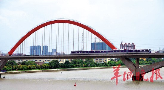 穗地铁6号线首期运营调试金沙洲洲民描绘美丽样本