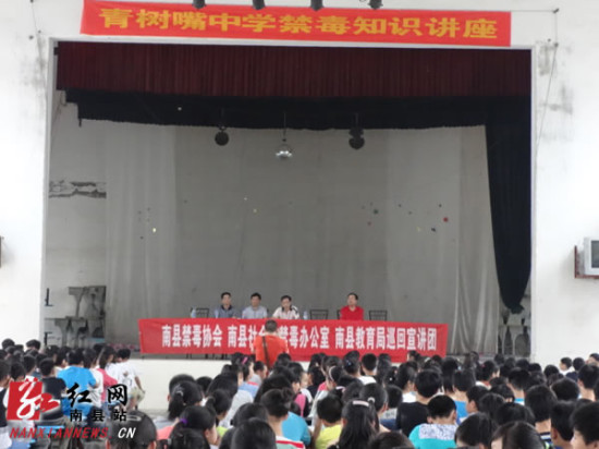 胡建根 周雙) 為了正確引導青少年遠離和抵制毒品,6月4日,南縣禁毒