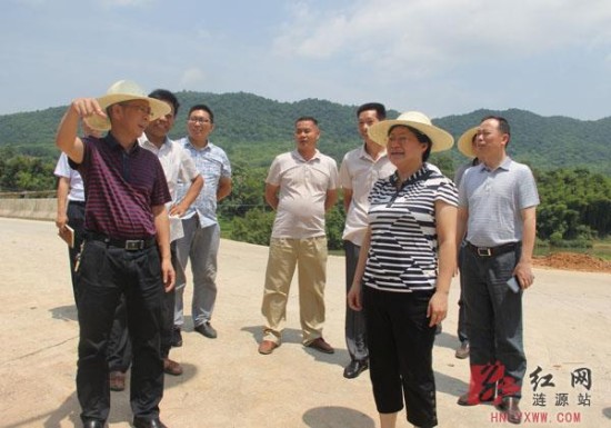 涟源市委书记谢学龙到水洞底镇调研