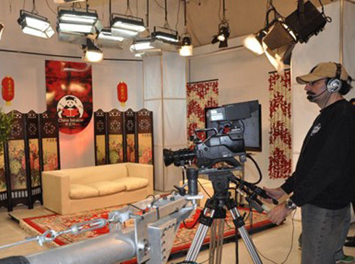 节目录制现场.(阿根廷华人在线)