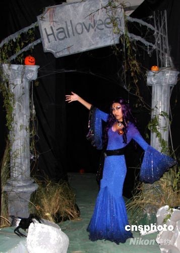 香港"万圣狂欢月"开幕 狂欢以"鬼"为主题