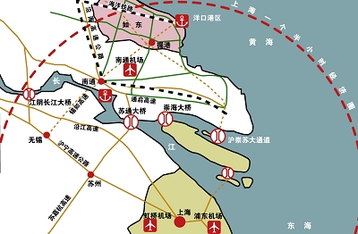 > 正文 洋口港 江蘇唯一的可建10萬～30萬噸級碼頭的深水海港.