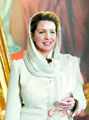 梅德韦杰夫的妻子梅德韦杰娃