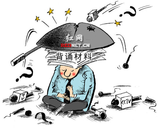 先是无言以对,再答非所问,不管记者怎么问,马科长坚持用"背诵背景材料