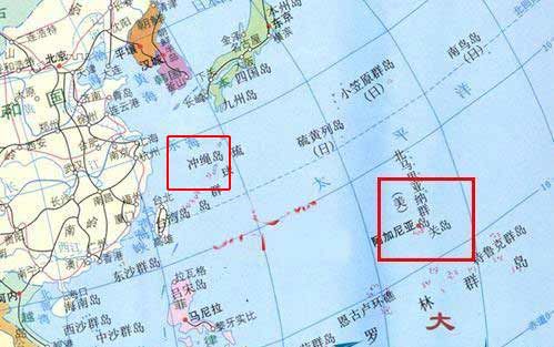 世界地图关岛位置图片