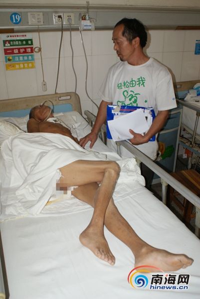 三亚:车祸致男子脑重伤 肇事者拒付后期医疗费