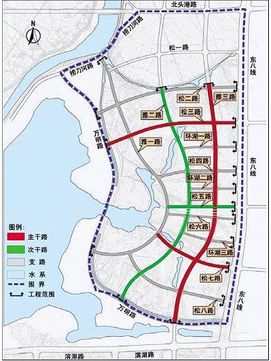 长沙县松雅湖环湖片区拟容16万人