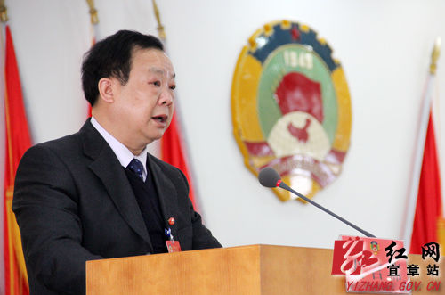 宜章县委书记欧阳锋讲话