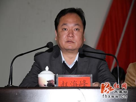 凤凰县委书记颜长文作主题报告会议现场