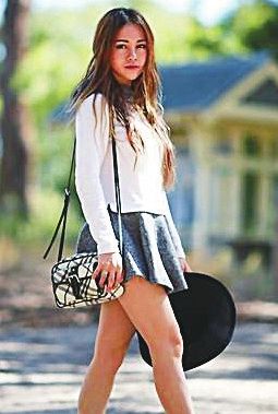 女孩身高一米四 搭配服装时尚范