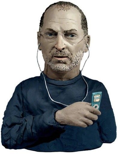 雕塑家巧手制名人像 卡扎菲乔布斯活灵活现(图)