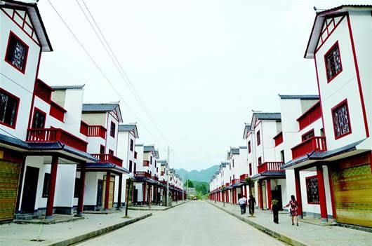 图文:宣恩县珠山镇卸甲坝特色民居基本完工