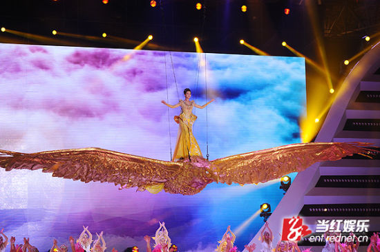 第九届金鹰节开幕 奥运冠军孙杨"策"汪涵(组图)