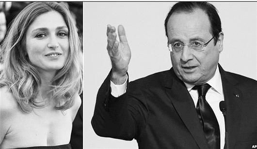 数月来,有关法国总统奥朗德和女演员朱莉·加耶之间有私情的传言