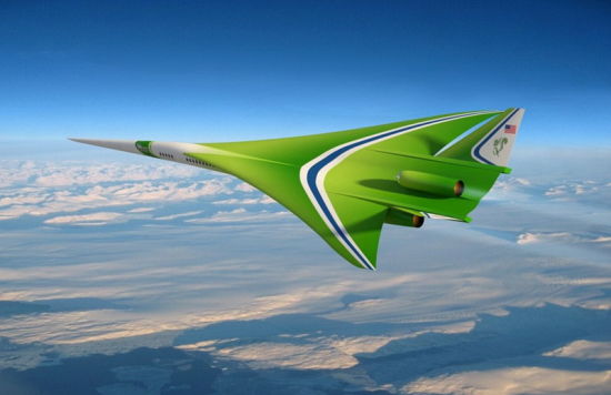 nasa研发超音速概念机三角外观形似间谍机组图