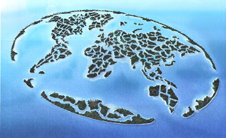 迪拜世界地图图片