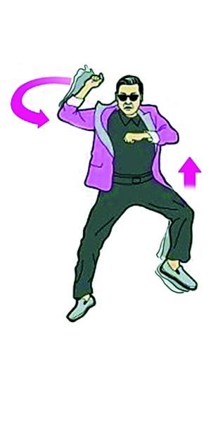 小伙为博女友一笑跳江南style骑马舞扭伤腰|挥马鞭|骑马舞|神曲_新浪