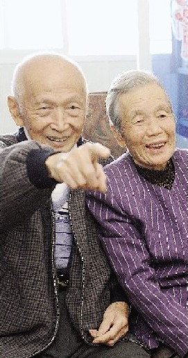 92岁的陈金鸡和90岁的叶素荔