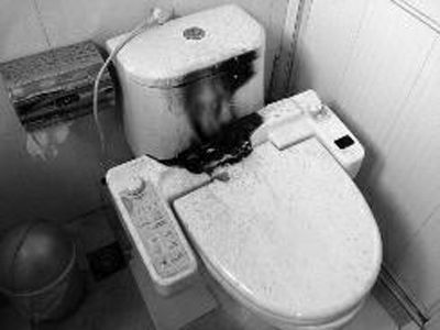市民家中马桶自燃蹿火苗 厂家称超使用寿命(图)