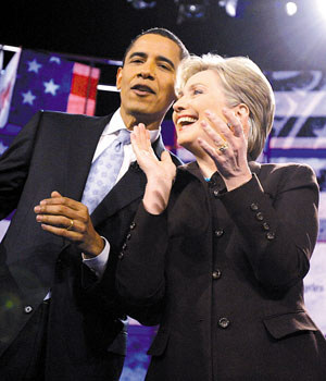 希拉里奥巴马联手入主白宫?