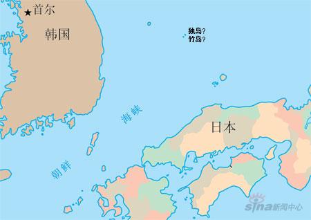 韩国在世界地图的位置图片