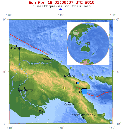 3级地震 未发布海啸预警