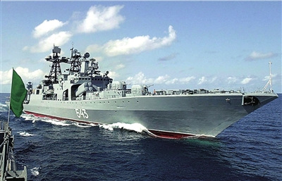 俄罗斯"沙波什尼科夫元帅"号反潜驱逐舰.图/东方ic