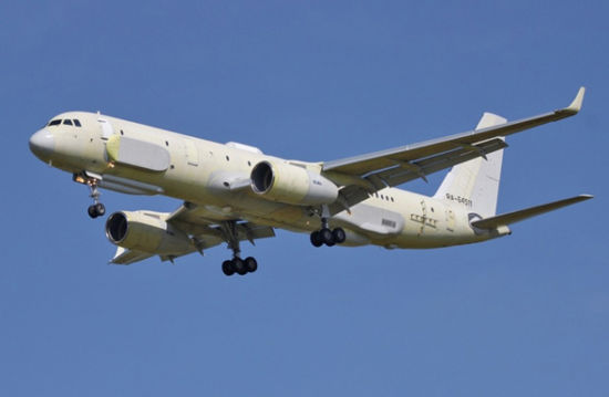 图-214r型侦察机是俄罗斯目前最先进的侦察机.