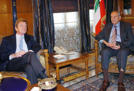 图文:法国外长再访黎巴嫩