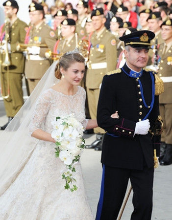 卢森堡王储婚礼图片