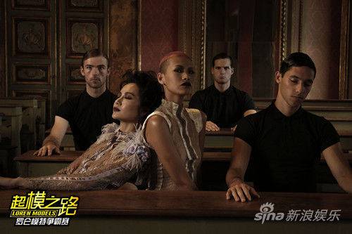 广西卫视超模之路拍摄校园风格大片