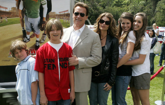 Arnold and his wife Maria with their children