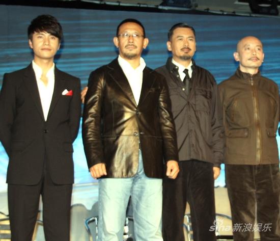 葛优,周润发,姜文,陈坤陈坤笑容灿烂新浪娱乐讯  11月10日下午,新片