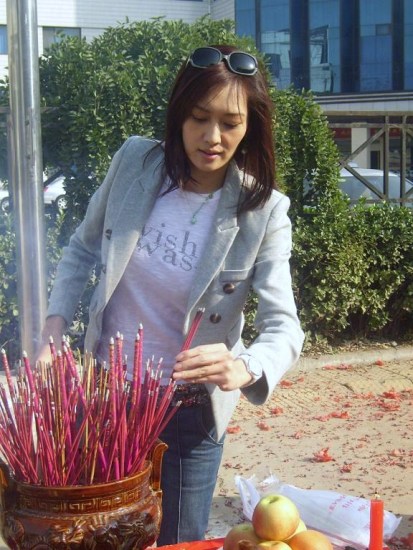 孟广美与导演赵宝刚,马艳丽