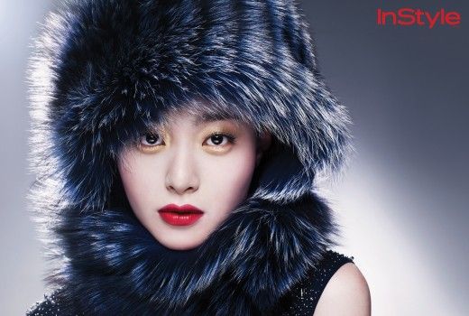 韩星李英恩冬季写真 温暖装扮大展红唇诱惑(图)