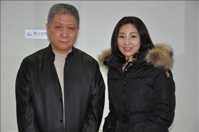 赵芮与马未都合影