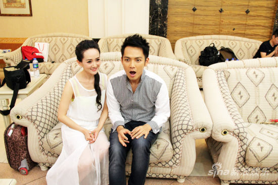 钟汉良张定涵录节目卖萌汪涵调侃图