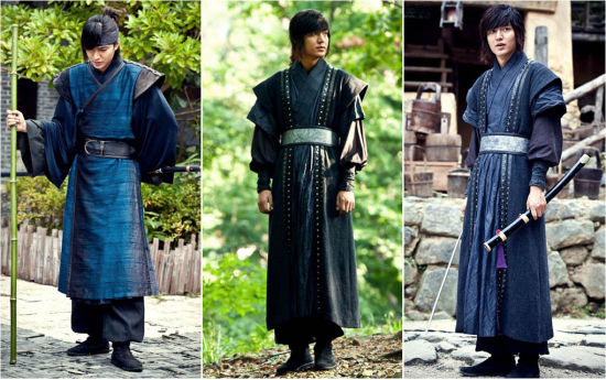 中李敏镐的剧照李敏镐威风凛凛武士造型牵动女人心新浪娱乐讯 在韩国