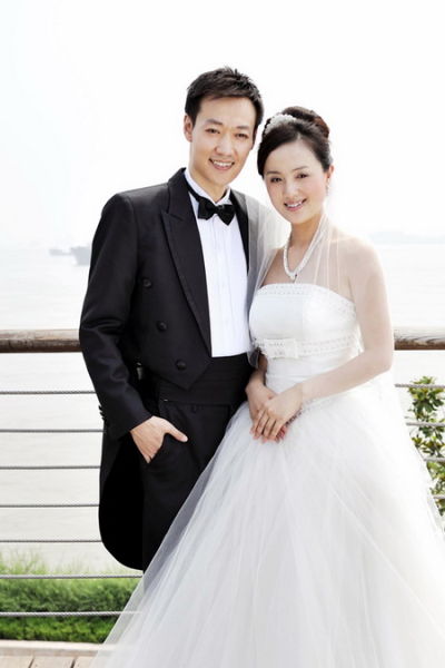 海清和老公的结婚照片图片